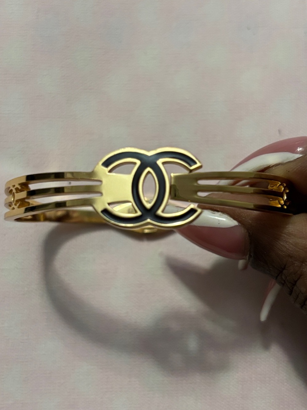 CC Gold Bangle Bracelet